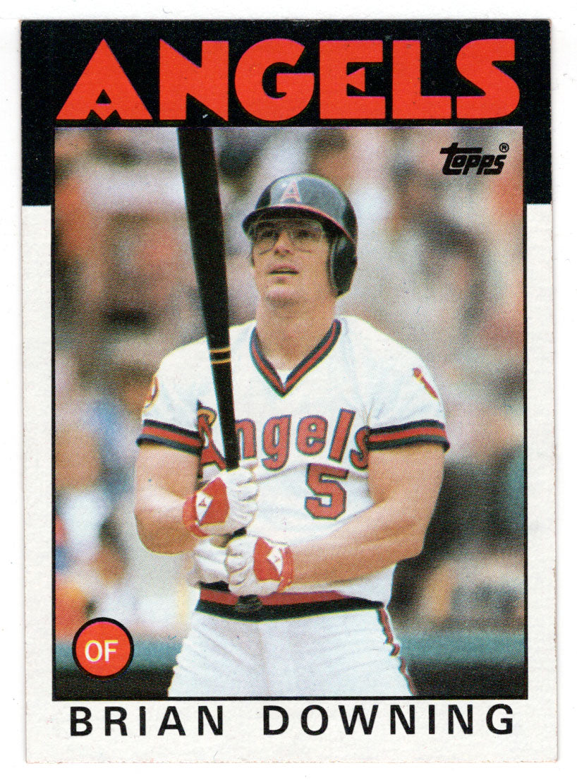 Brian Downing - California Angels (MLB Baseball Card) 1986 Topps # 772 Mint