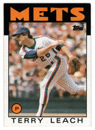 Terry Leach - New York Mets (MLB Baseball Card) 1986 Topps # 774 Mint