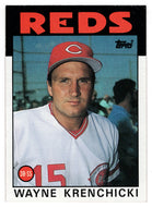 Wayne Krenchicki - Cincinnati Reds (MLB Baseball Card) 1986 Topps # 777 Mint