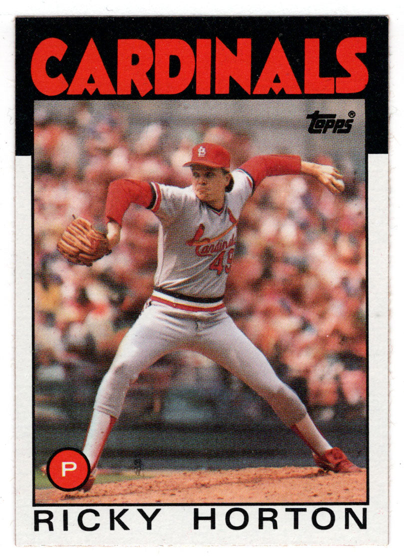 Ricky Horton - St. Louis Cardinals (MLB Baseball Card) 1986 Topps # 783 Mint