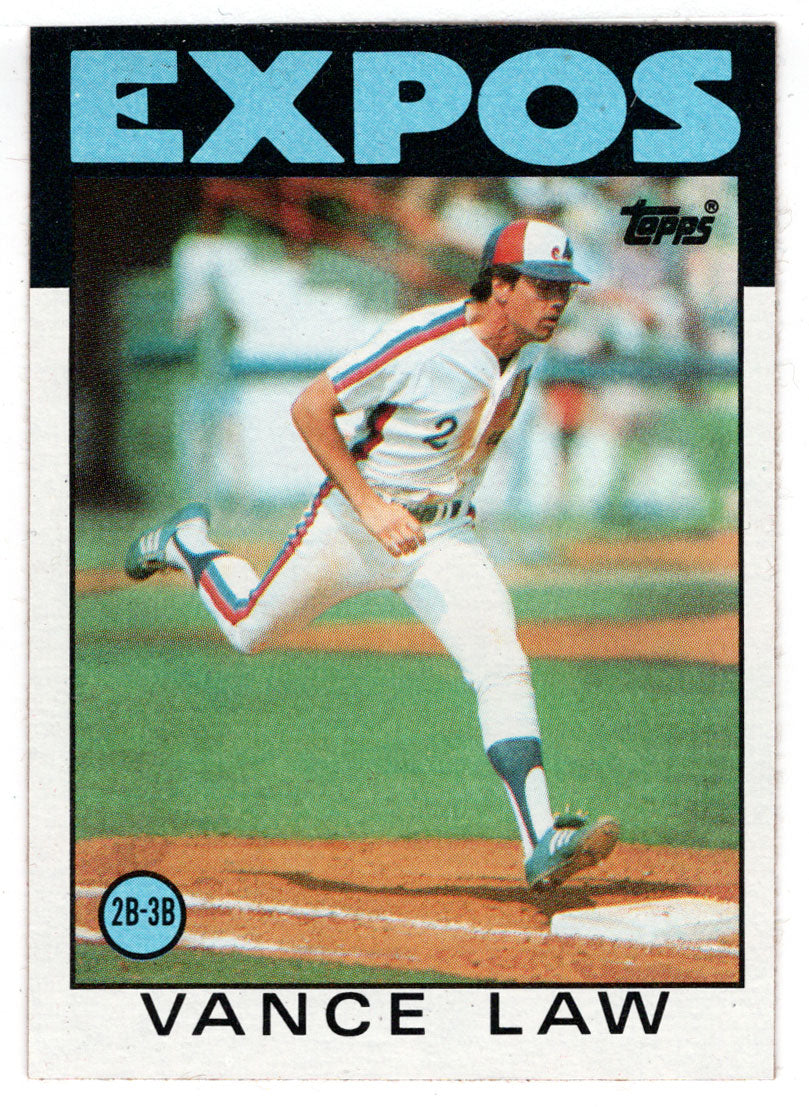 Vance Law - Montreal Expos (MLB Baseball Card) 1986 Topps # 787 Mint
