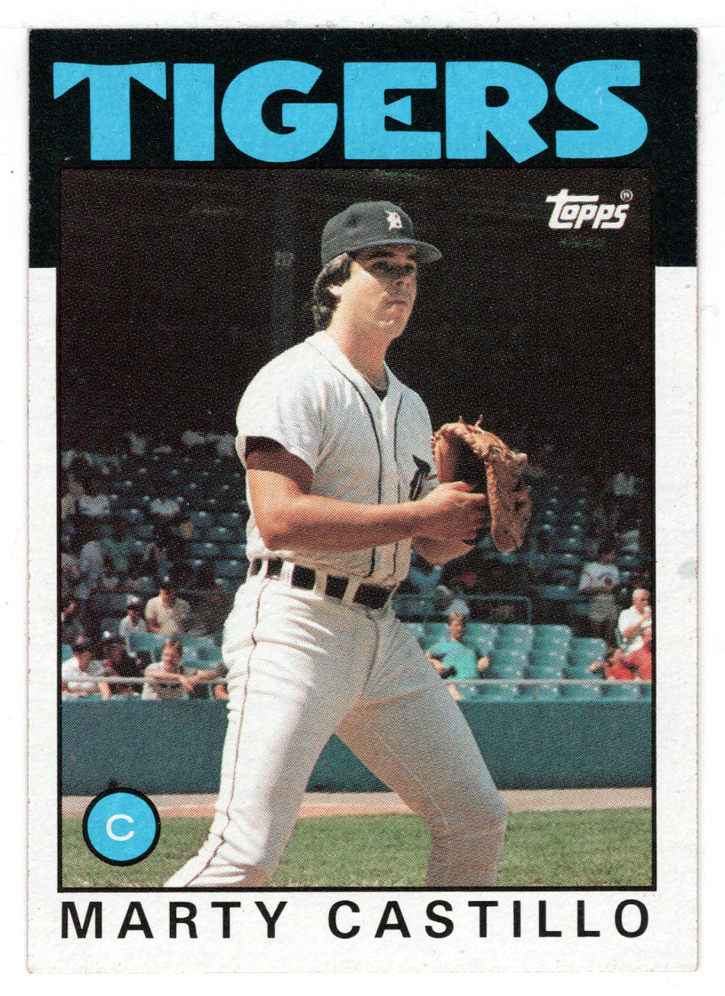Marty Castillo - Detroit Tigers (MLB Baseball Card) 1986 Topps # 788 Mint