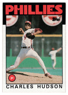 Charles Hudson - Philadelphia Phillies (MLB Baseball Card) 1986 Topps # 792 Mint