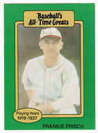 Frankie Frisch - St. Louis Cardinals (MLB Baseball Card) 1987 Hygrade All-Time Greats # 36 Mint