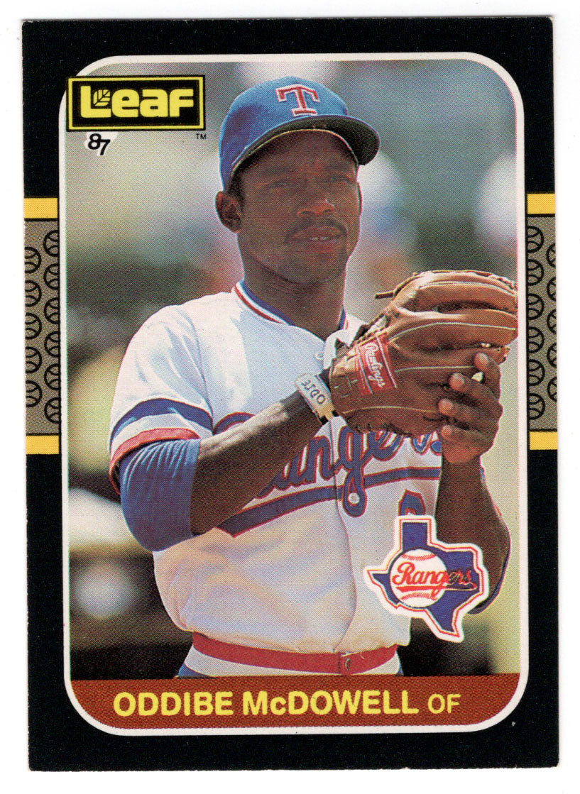 Oddibe McDowell - Texas Rangers (MLB Baseball Card) 1987 Leaf # 51 Mint