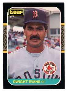Dwight Evans - Boston Red Sox (MLB Baseball Card) 1987 Leaf # 57 Mint