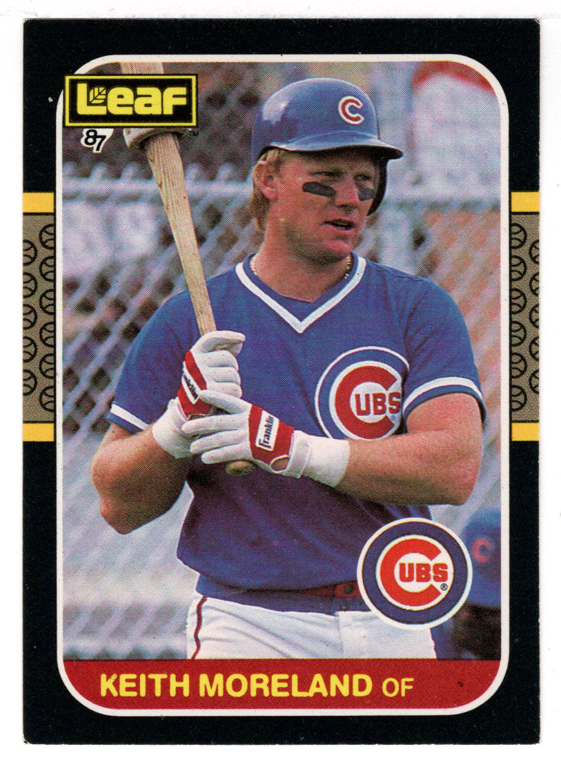 Keith Moreland - Chicago Cubs (MLB Baseball Card) 1987 Leaf # 77 Mint