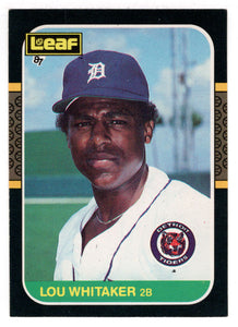 Lou Whitaker - Detroit Tigers (MLB Baseball Card) 1987 Leaf # 78 Mint