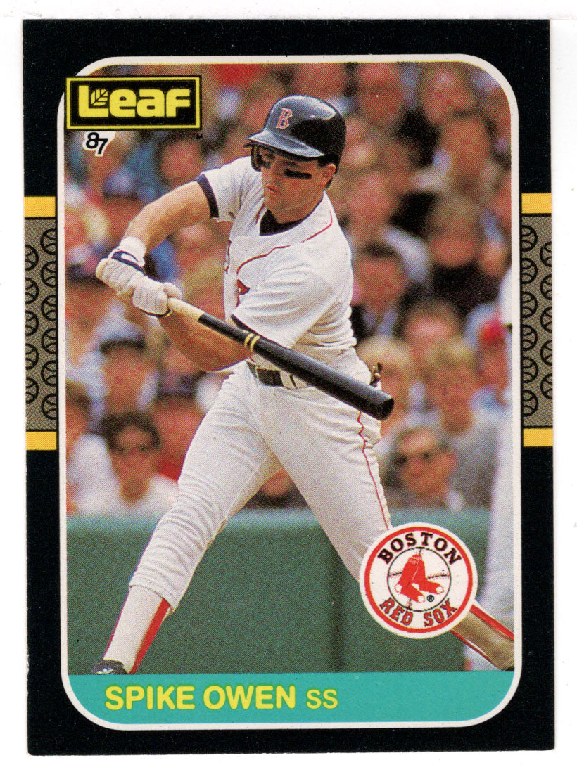 Spike Owen - Boston Red Sox (MLB Baseball Card) 1987 Leaf # 87 Mint