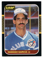 Damaso Garcia - Toronto Blue Jays (MLB Baseball Card) 1987 Leaf # 92 Mint