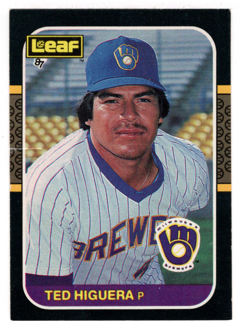 Ted Higuera - Milwaukee Brewers (MLB Baseball Card) 1987 Leaf # 95 Mint