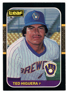 Ted Higuera - Milwaukee Brewers (MLB Baseball Card) 1987 Leaf # 95 Mint