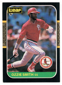Ozzie Smith - St. Louis Cardinals (MLB Baseball Card) 1987 Leaf # 108 Mint