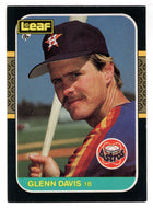 Glenn Davis - Houston Astros (MLB Baseball Card) 1987 Leaf # 115 Mint