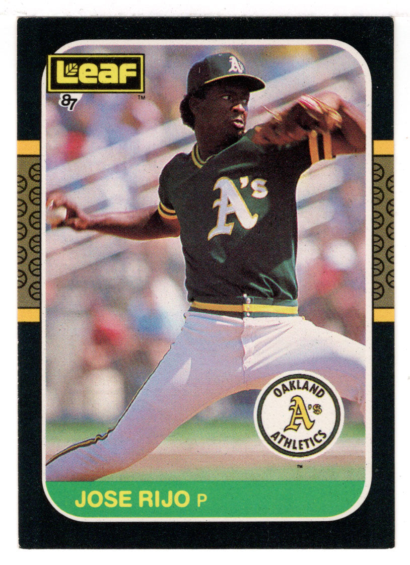 Jose Rijo - Oakland Athletics (MLB Baseball Card) 1987 Leaf # 119 Mint