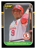 Terry Pendleton - St. Louis Cardinals (MLB Baseball Card) 1987 Leaf # 124 Mint