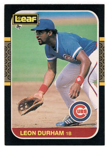 Leon Durham - Chicago Cubs (MLB Baseball Card) 1987 Leaf # 125 Mint