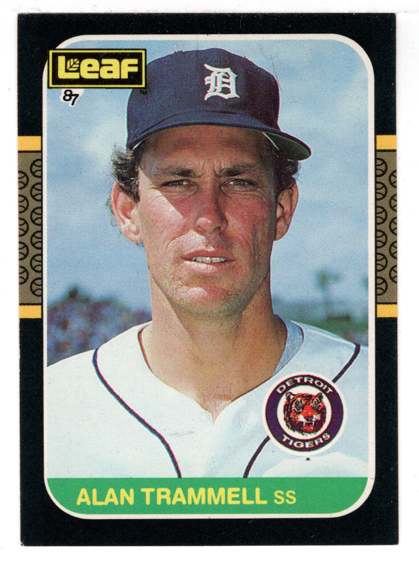 Alan Trammell - Detroit Tigers (MLB Baseball Card) 1987 Leaf # 126 Mint