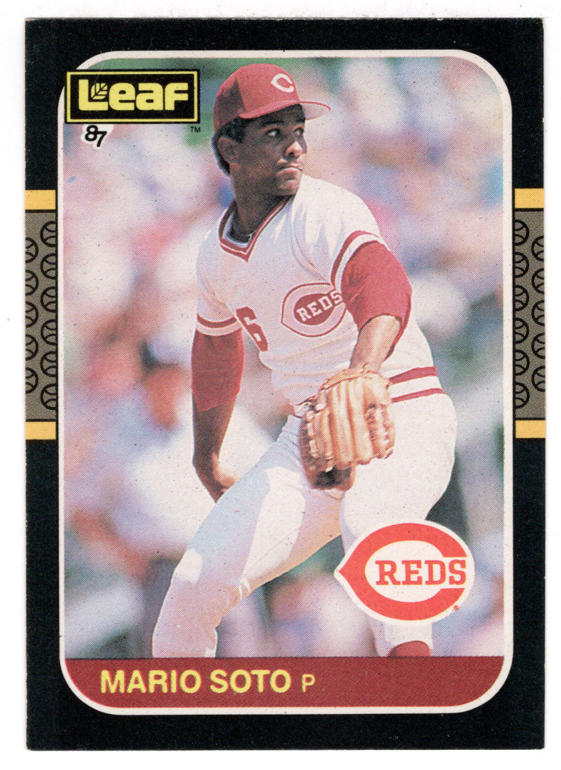 Mario Soto - Cincinnati Reds (MLB Baseball Card) 1987 Leaf # 140 Mint