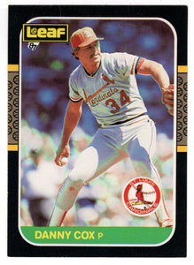 Danny Cox - St. Louis Cardinals (MLB Baseball Card) 1987 Leaf # 160 Mint