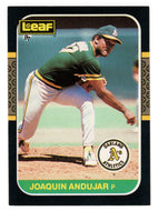 Joaquin Andujar - Oakland Athletics (MLB Baseball Card) 1987 Leaf # 162 Mint