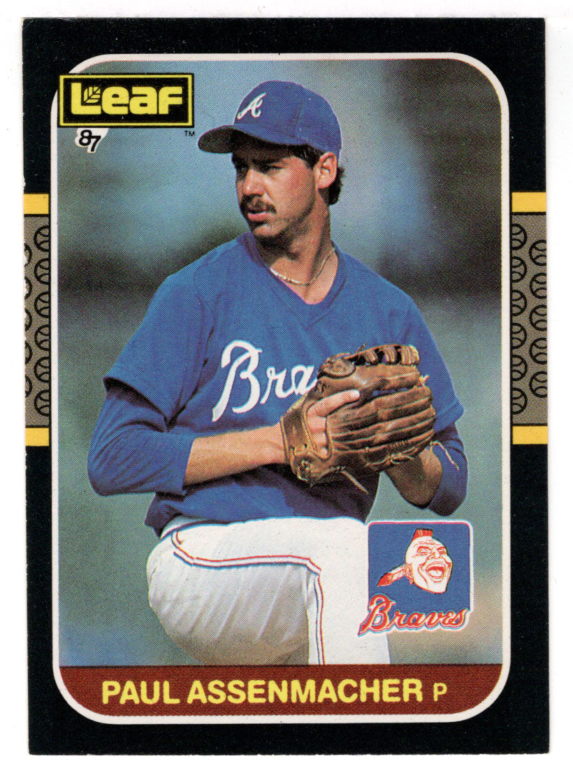 Paul Assenmacher RC - Atlanta Braves (MLB Baseball Card) 1987 Leaf # 164 Mint