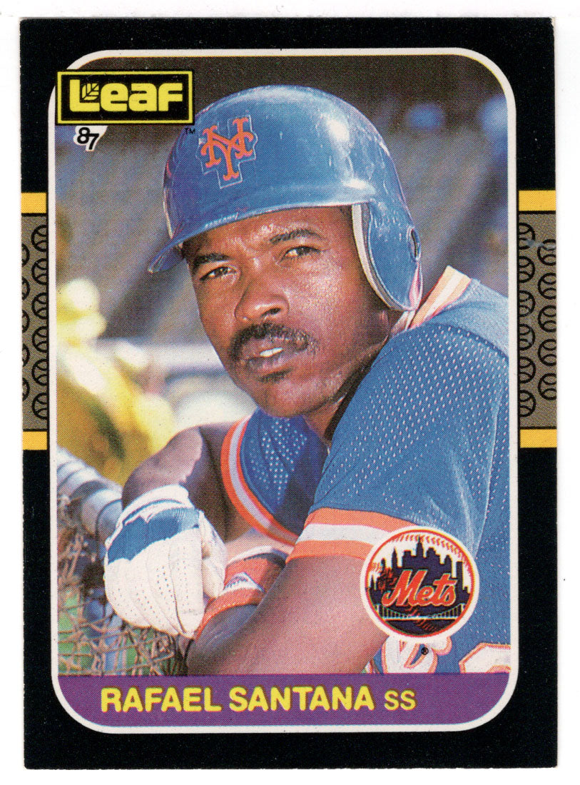 Rafael Santana - New York Mets (MLB Baseball Card) 1987 Leaf # 167 Mint