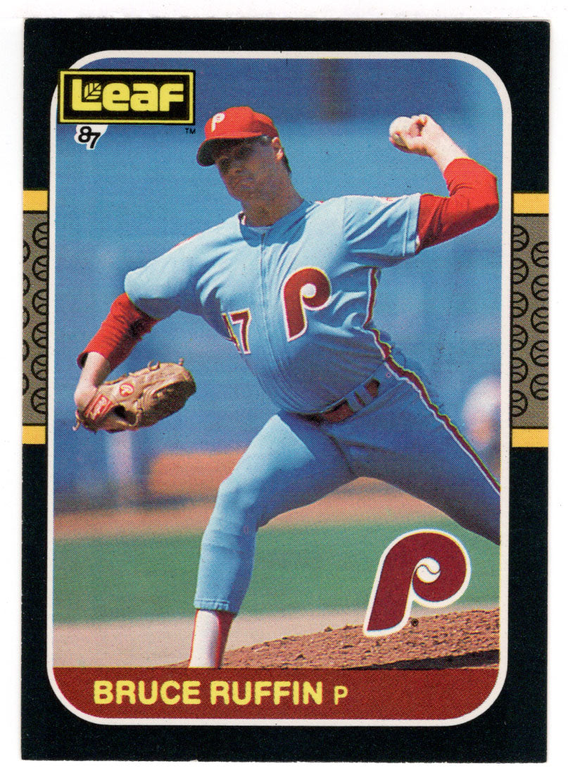 Bruce Ruffin - Philadelphia Phillies (MLB Baseball Card) 1987 Leaf # 168 Mint
