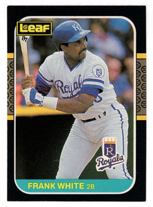 Frank White - Kansas City Royals (MLB Baseball Card) 1987 Leaf # 188 Mint