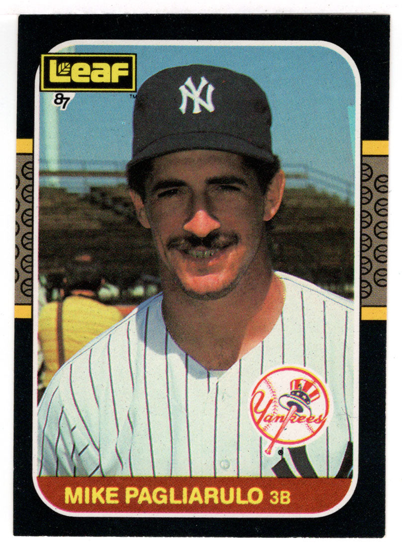Mike Pagliarulo - New York Yankees (MLB Baseball Card) 1987 Leaf # 189 Mint