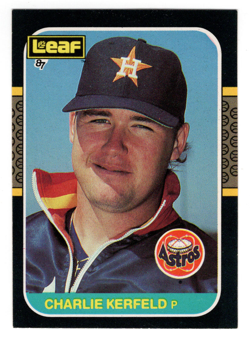 Charlie Kerfeld - Houston Astros (MLB Baseball Card) 1987 Leaf # 195 Mint