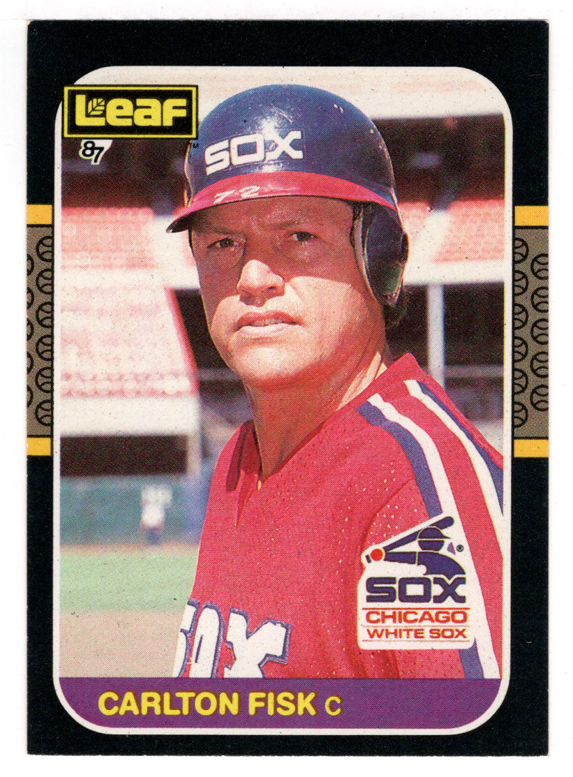 Carlton Fisk - Chicago White Sox (MLB Baseball Card) 1987 Leaf # 199 Mint