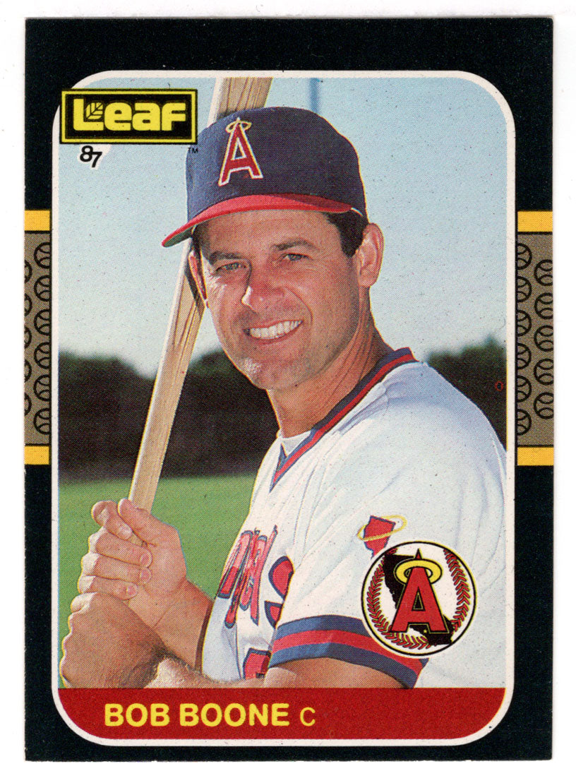 Bob Boone - California Angels (MLB Baseball Card) 1987 Leaf # 202 Mint