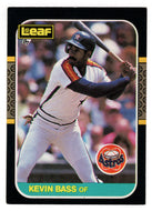 Kevin Bass - Houston Astros (MLB Baseball Card) 1987 Leaf # 211 Mint