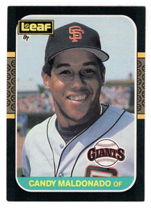 Candy Maldonado - San Francisco Giants (MLB Baseball Card) 1987 Leaf # 216 Mint