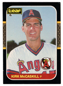 Kirk McCaskill - California Angels (MLB Baseball Card) 1987 Leaf # 223 Mint