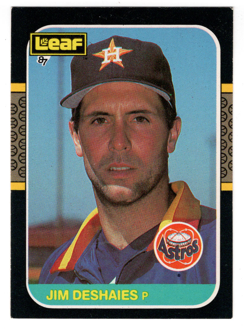 Jim Deshaies - Houston Astros (MLB Baseball Card) 1987 Leaf # 255 Mint