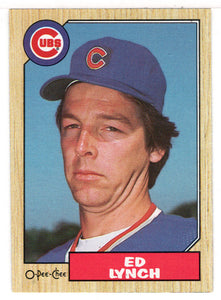 Ed Lynch - Chicago Cubs (MLB Baseball Card) 1987 O-Pee-Chee # 16 Mint