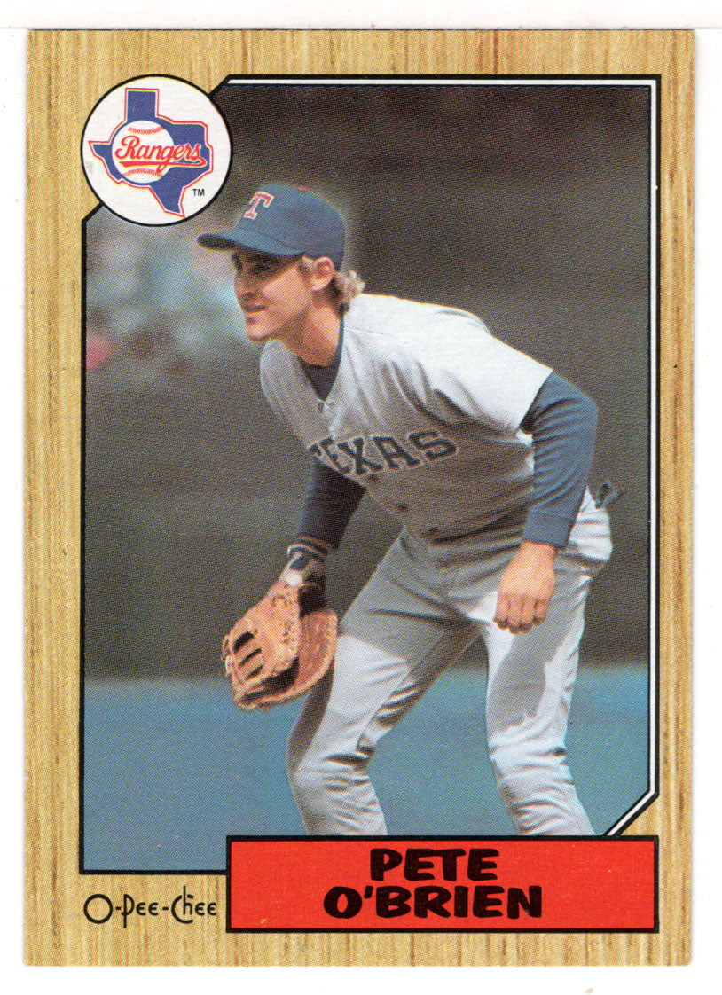 Pete O'Brien - Texas Rangers (MLB Baseball Card) 1987 O-Pee-Chee # 17 Mint