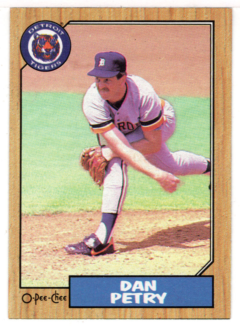 Dan Petry - Detroit Tigers (MLB Baseball Card) 1987 O-Pee-Chee # 27 Mint