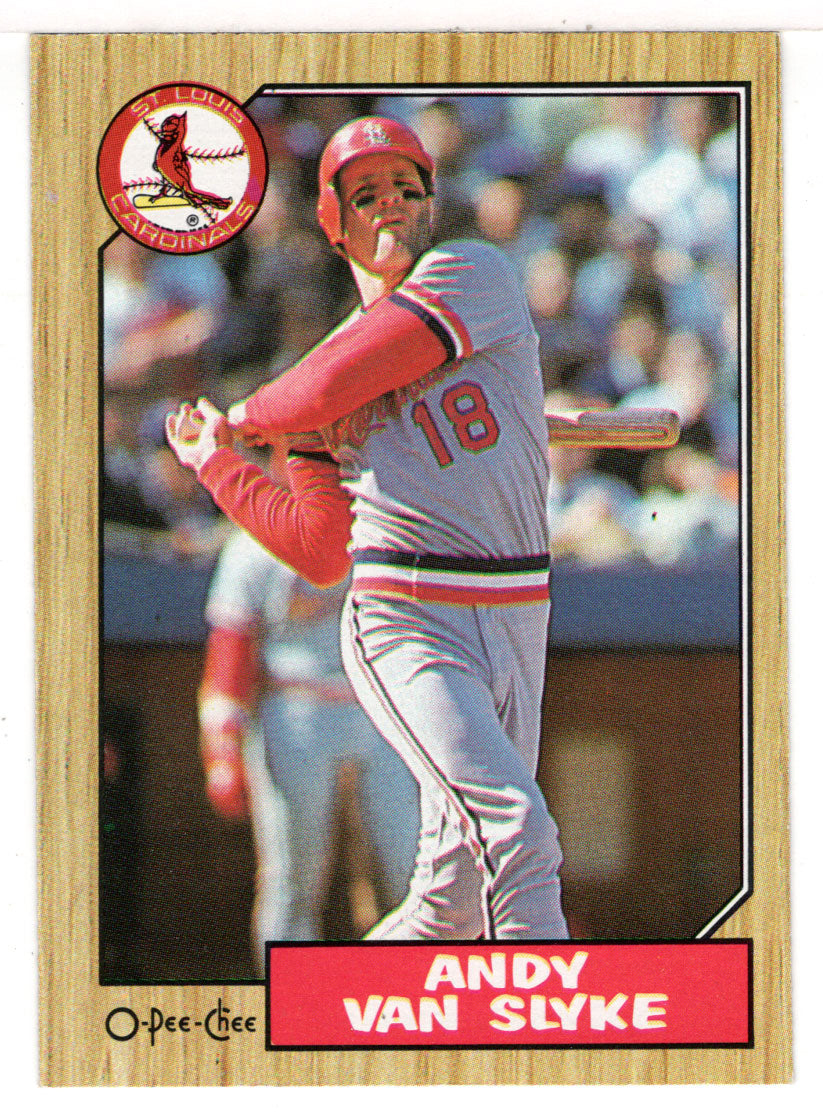 Andy Van Slyke - St. Louis Cardinals (MLB Baseball Card) 1987 O-Pee-Chee # 33 Mint