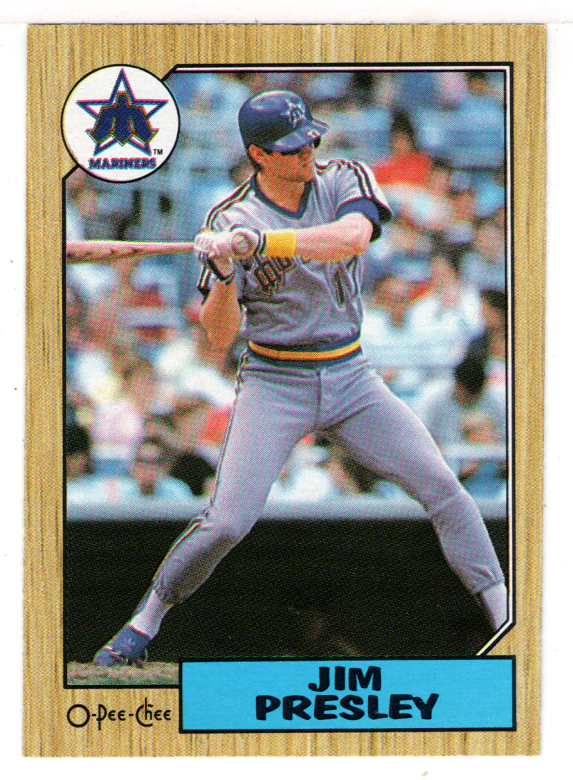 Jim Presley - Seattle Mariners (MLB Baseball Card) 1987 O-Pee-Chee # 45 Mint