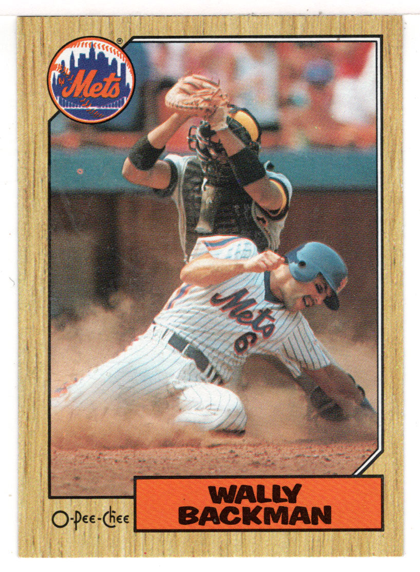Wally Backman - New York Mets (MLB Baseball Card) 1987 O-Pee-Chee # 48 Mint