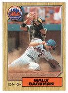 Wally Backman - New York Mets (MLB Baseball Card) 1987 O-Pee-Chee # 48 Mint