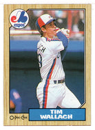 Tim Wallach - Montreal Expos (MLB Baseball Card) 1987 O-Pee-Chee # 55 Mint
