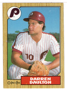 Darren Daulton - Philadelphia Phillies (MLB Baseball Card) 1987 O