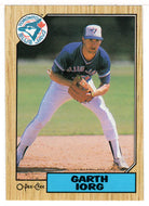 Garth Iorg - Toronto Blue Jays (MLB Baseball Card) 1987 O-Pee-Chee # 59 Mint