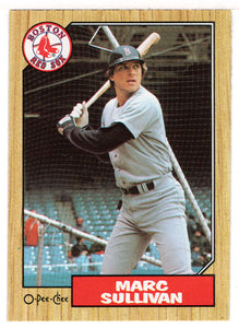 Marc Sullivan - Boston Red Sox (MLB Baseball Card) 1987 O-Pee-Chee # 66 Mint