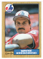 Wayne Krenchicki - Montreal Expos (MLB Baseball Card) 1987 O-Pee-Chee # 81 Mint