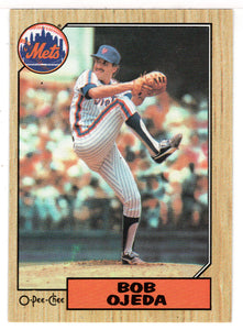 Bob Ojeda - New York Mets (MLB Baseball Card) 1987 O-Pee-Chee # 83 Mint